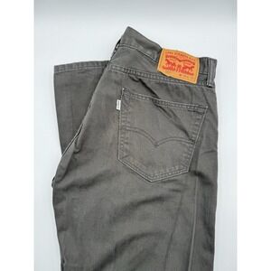 Levis 505 Jeans Mens 34x30 Black Wash Straight Leg Denim Classic Fit Pants